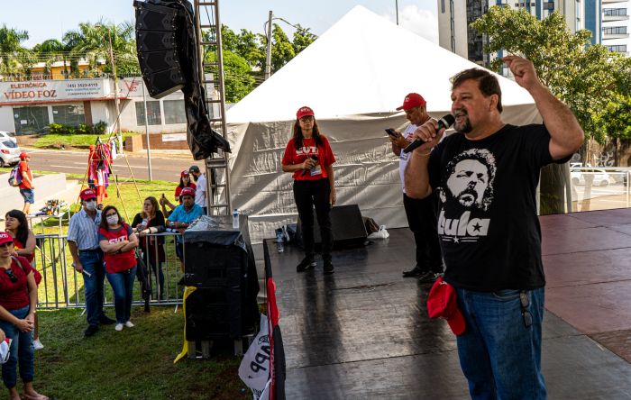 1º de maio em Foz do Iguaçu teve debate e manifestação da classe trabalhadora