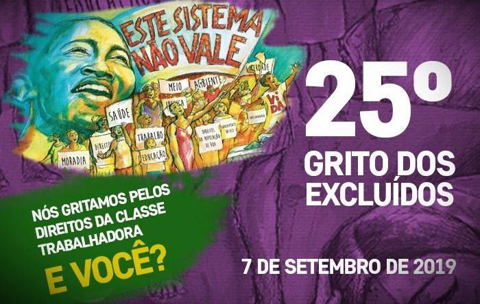 25º Grito dos Excluídos critica sistema econômico atual