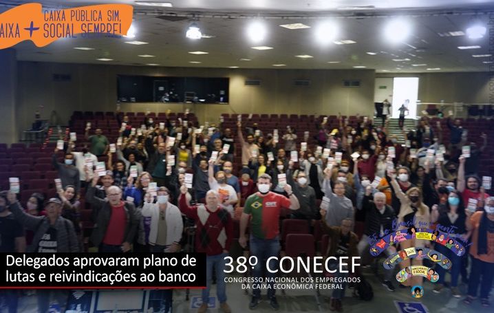 38º Conecef aprova plano de lutas e pauta de reivindicações ao banco