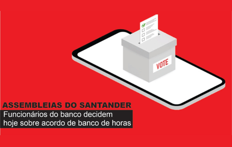 Assembleia decide sobre compensação de horas no Santander