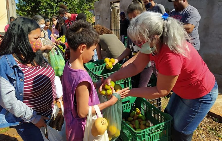 Assentamento do MST no Paraná doa 8 toneladas de alimentos a famílias do estado