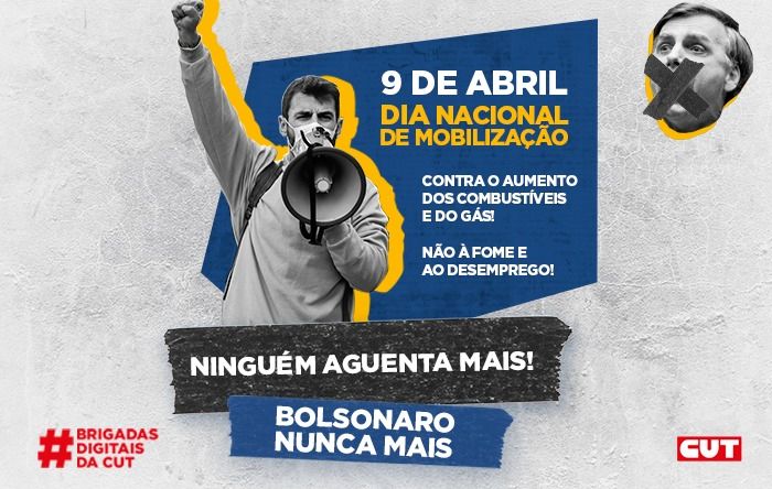 Atos #BolsonaroNuncaMais deste sábado (9) já estão confirmados em 60 cidades