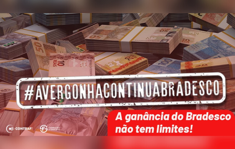 #AVergonhaContinua Bradesco | Demissões, sobrecarga, filas nas agências