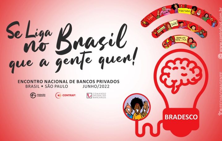 Bancários do Bradesco realizam encontro nacional nesta quinta-feira (9)