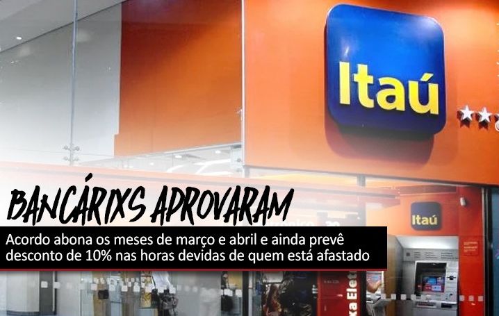 Bancários do Itaú aprovam acordo de banco de horas negativo