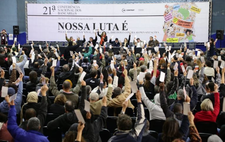 Bancários fortalecem a unidade nacional e traçam estratégias para defesa de direitos