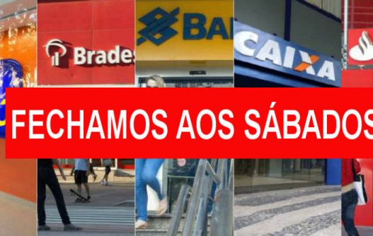 Bancários não trabalharão aos sábados