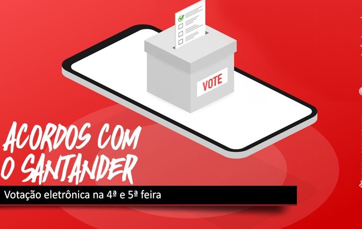 Bancários vão decidir sobre acordos com o Santander