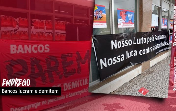 Bancos aumentam lucros e demissões