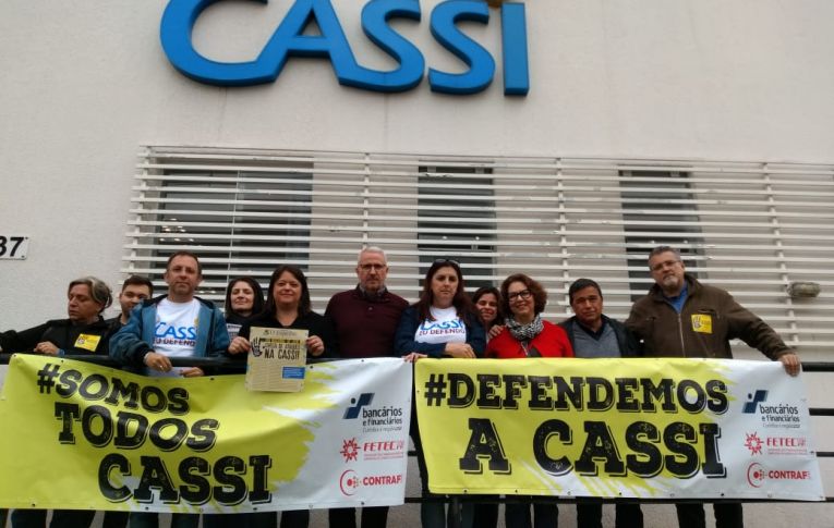 BB: Bancários protestam em defesa da Cassi