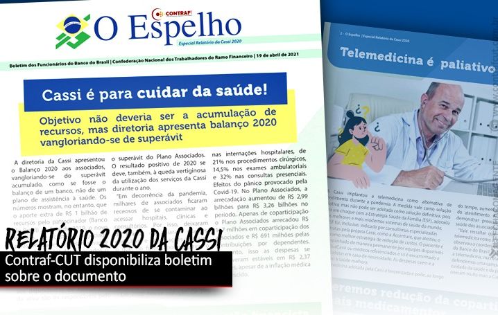 Boletim sobre Relatório da Cassi está disponível