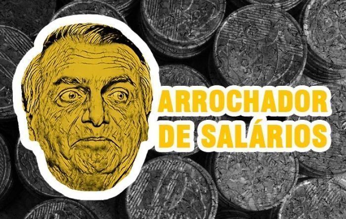 Bolsonaro aposta na miséria e reduz valor do salário mínimo pela segunda vez