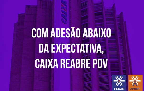 Caixa reabre PDV até o dia 11 de dezembro