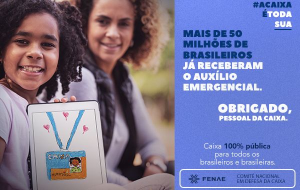 Campanha #ACAIXAÉTODASUA destaca o trabalho essencial dos empregados na linha de frente do auxílio emergencial