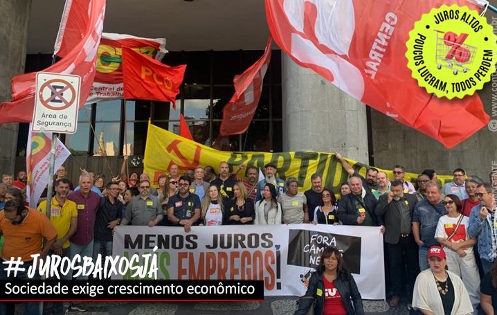 Campanha por juros baixos segue, com protestos nesta terça (12)