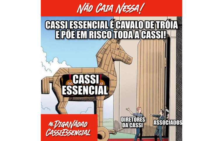 Cassi Essencial é Cavalo de Troia e põe em risco toda a Cassi