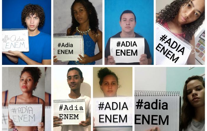 Com Covid-19 em alta, entidades, sindicatos e pais de alunos reivindicam: adia Enem