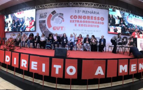 Congresso da CUT reforça luta contra o golpe