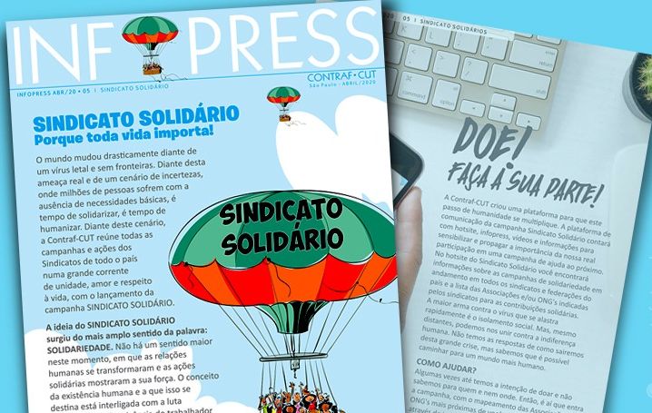 Contraf-CUT disponibiliza infopress da Campanha Nacional de Solidariedade