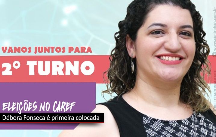 Débora Fonseca é primeira colocada na eleição do Caref