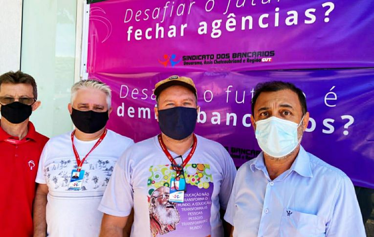 Dia de Luta contra demissões no Bradesco