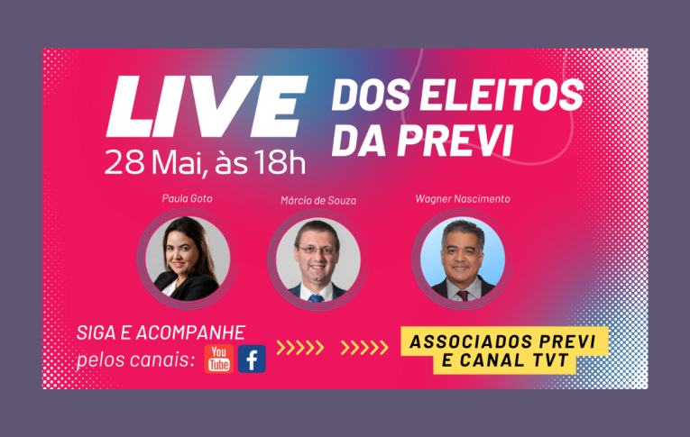 Diretores eleitos da Previ fazem live sobre balanço do trimestre