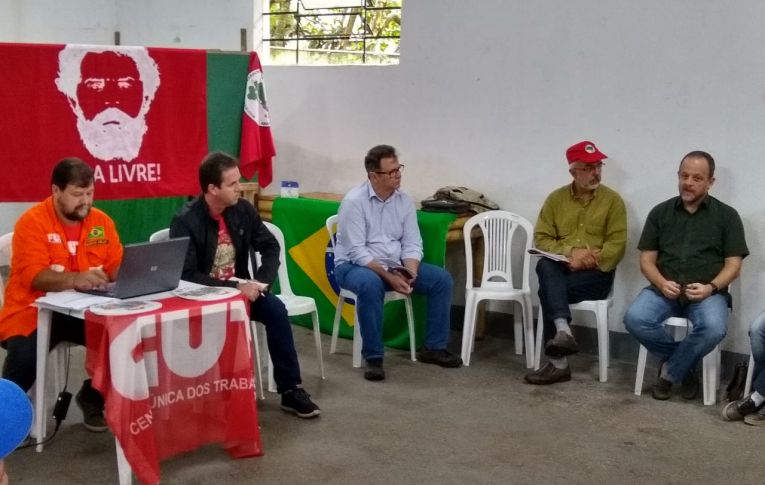 Dirigente do Pactu participou da reunião da Direção Estadual da CUT