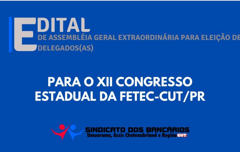 Edital de Assembleia Geral Extraordinária