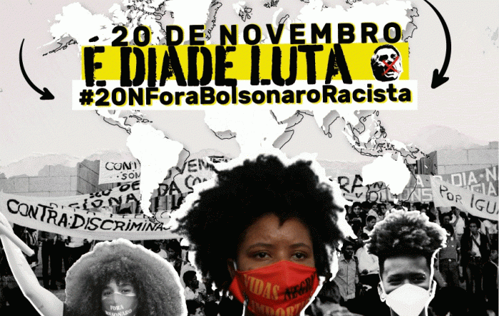 Feriado da Consciência Negra será de protestos #ForaBolsonaro. Veja onde tem atos