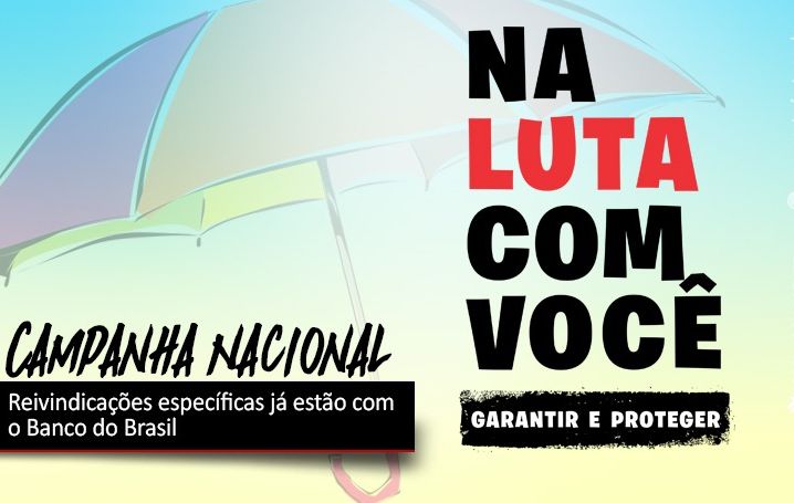 Funcionários entregam minuta de reivindicações para o Banco do Brasil