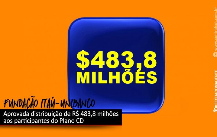 Fundação Itaú: Participantes do Plano CD vão receber R$ 483,8 milhões