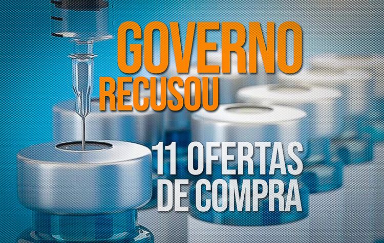 Governo mente sobre vacinação e tenta confundir a opinião pública