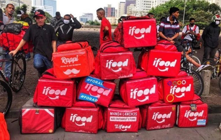 iFood contratou agências para atacar e desmobilizar greve de entregadores