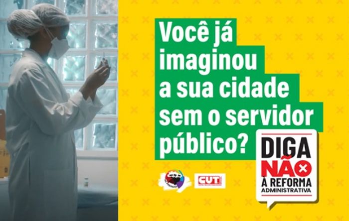 Já está no ar a campanha publicitária da CUT em defesa do serviço público