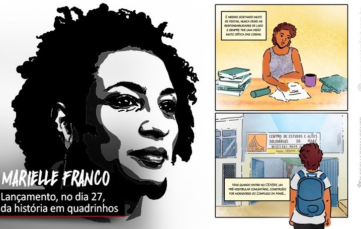 Julho das Pretas terá lançamento de HQ sobre Marielle Franco