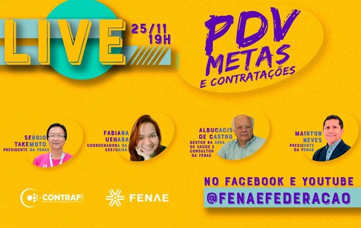 Live da Contraf-CUT e Fenae debate condições de trabalho nesta quarta (25)