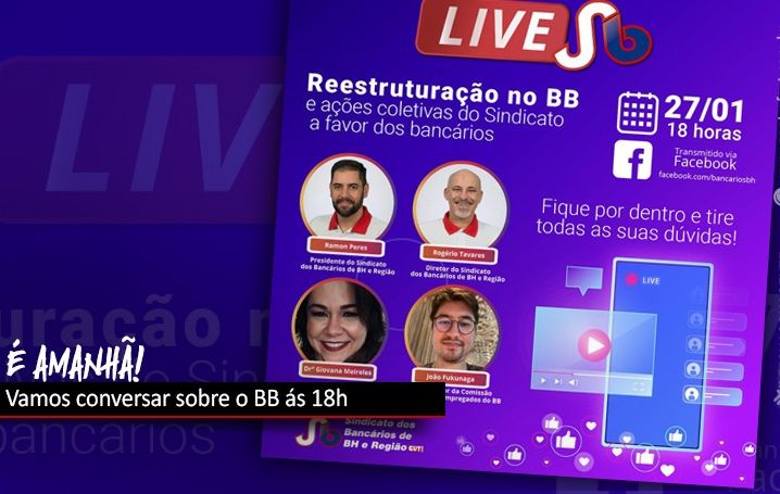 Live debate reestruturação no BB