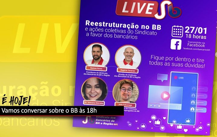 Live debate reestruturação no BB