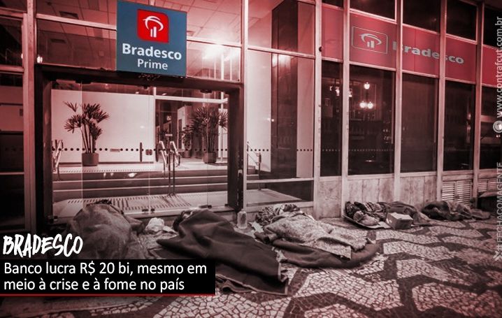 Lucro do Bradesco chega a quase R$ 20 bi