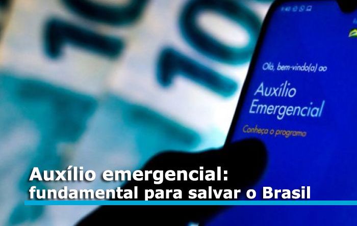 Manter auxílio emergencial é fundamental para salvar vidas e recuperar economia