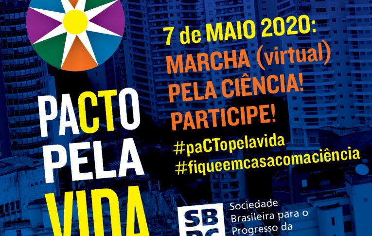 Marcha Virtual pela Ciência acontece nesta quinta (7)