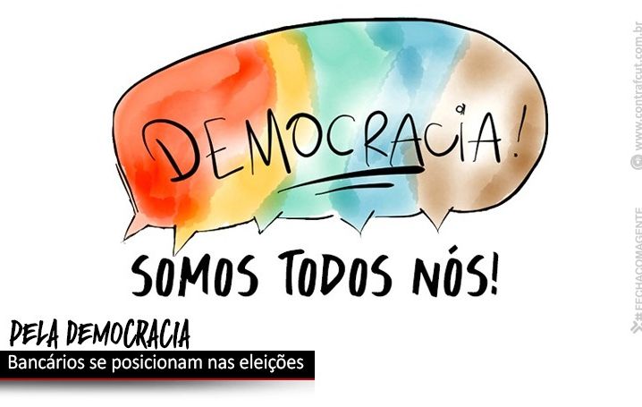 Membros do Comando Nacional dos Bancários declaram apoio a Lula