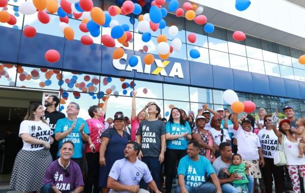 Mobilização marca pré-lançamento da Campanha “A Caixa é toda sua” em Brasília