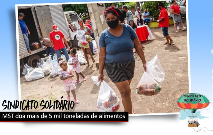 MST doa 1 milhão de marmitas e 5 mil toneladas de alimentos na pandemia