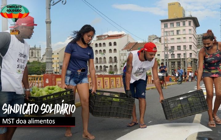 MST faz doação de 124 toneladas de alimentos