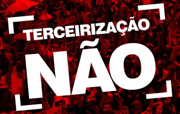 Não a Terceirização, projeto pode ser votado nesta terça 21/03