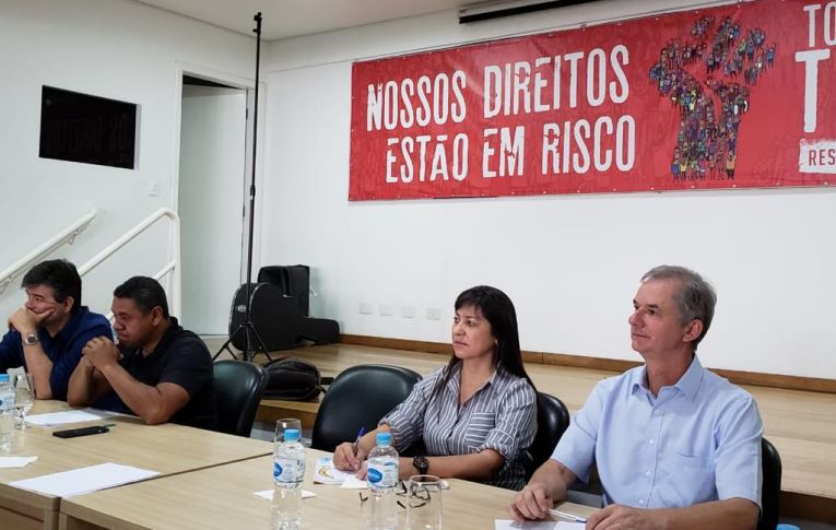 Pactu participou de reunião da Fetec-CUT/PR que discutiu o funcionamento dos sindicatos do estado