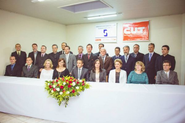 Posse da diretoria do Sindicato dos Bancários de Guarapuava e Região