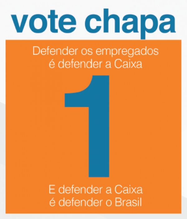 Contraf apoia Chapa 1 para representar os empregados da Caixa no Conselho de Administração (CA)