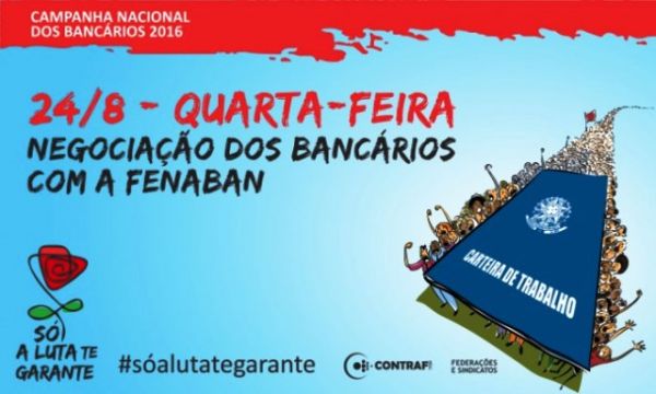 Bancários voltam a se reunir com a Fenaban nesta quarta-feira